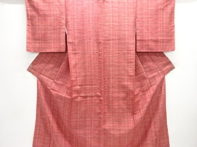 JAPANESE KIMONO / TSUMUGI / WOVEN DOTS